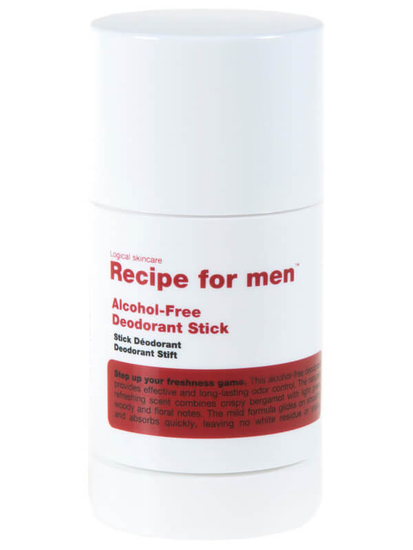 recipe for men alcohol free antiperspirant deodorant dezodorant w sztyfcie 75 ml   