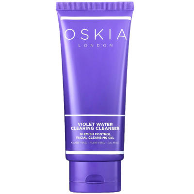 OSKIA Violet Water Clearing Cleanser Blemish Facial Clensing Gel (100 ml)