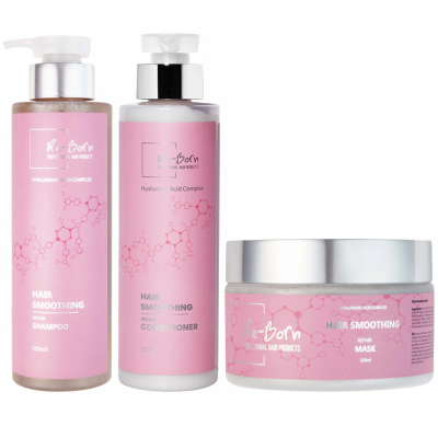 Re-Born Hairsolution Complete Smoothing Repair Trio 